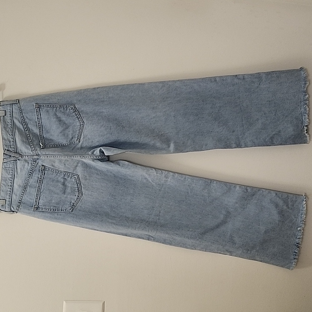 Veronica Beard 100% Cotton  Taylor Relaxed Wide-Leg High-Rise Size 28" - Picture 12 of 16